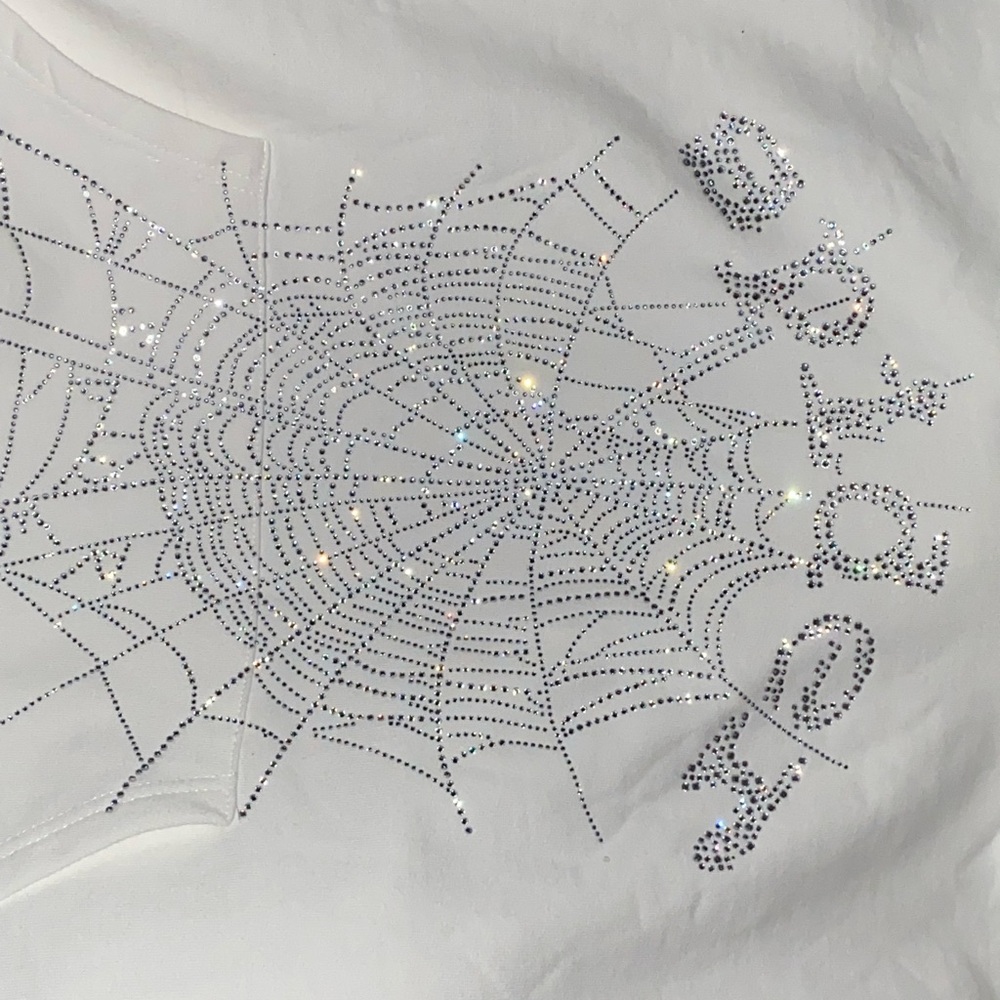 Spyder White Jacket with Silver Accents